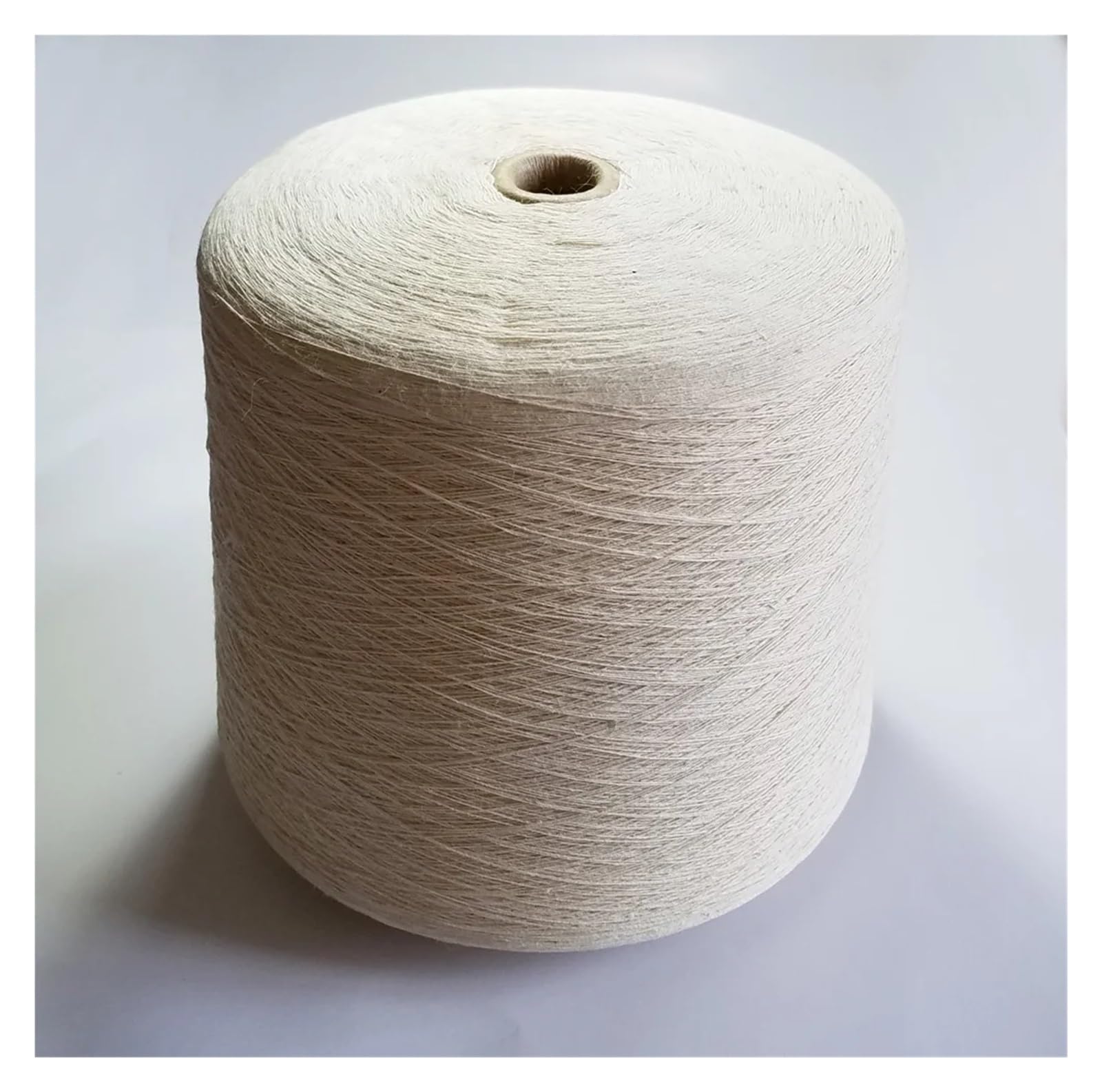 Hilo de tejer de lino y algodón de 100 metros y 0,5 mm para manualidades