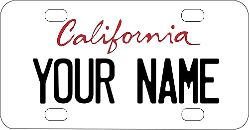 Vista 16 de Placa de matrícula personalizada para automóviles – 12 x 6 pulgadas – Your Text Here, placas de aluminio novedosas – Placas de tocador Peces de Jesús