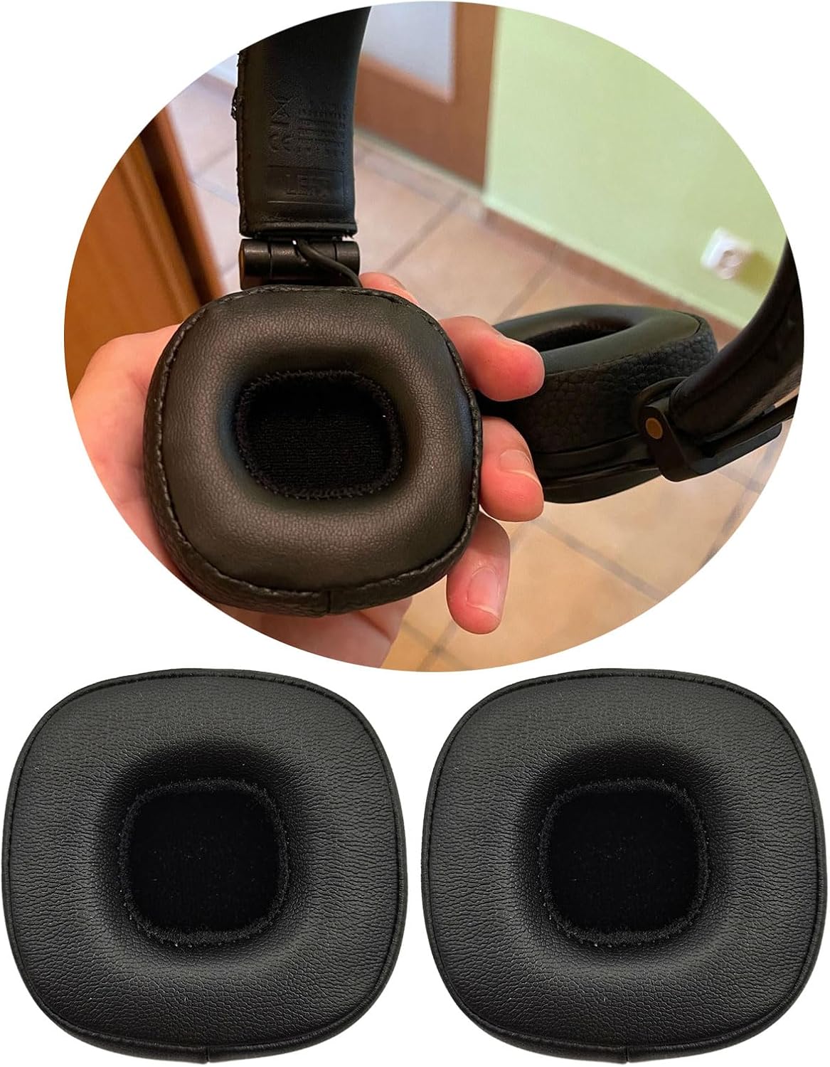 Ear Pad Cushions Cover for Marshalls Major4 Headsets Headphone Earpads image 2