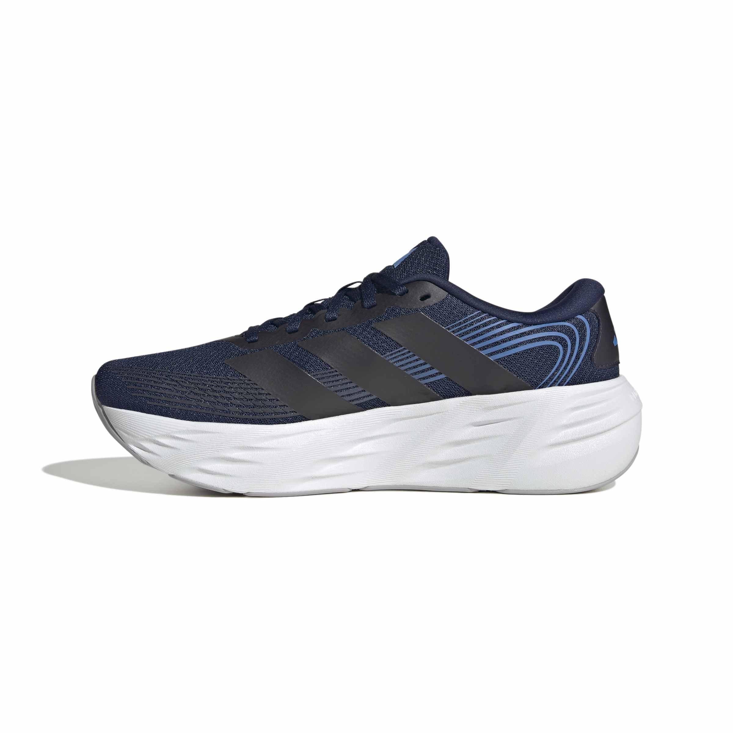 adidas Herren Galaxy 8 Running Shoes, Night Indigo/core Black/Lucid Ray Blue, 40 EU