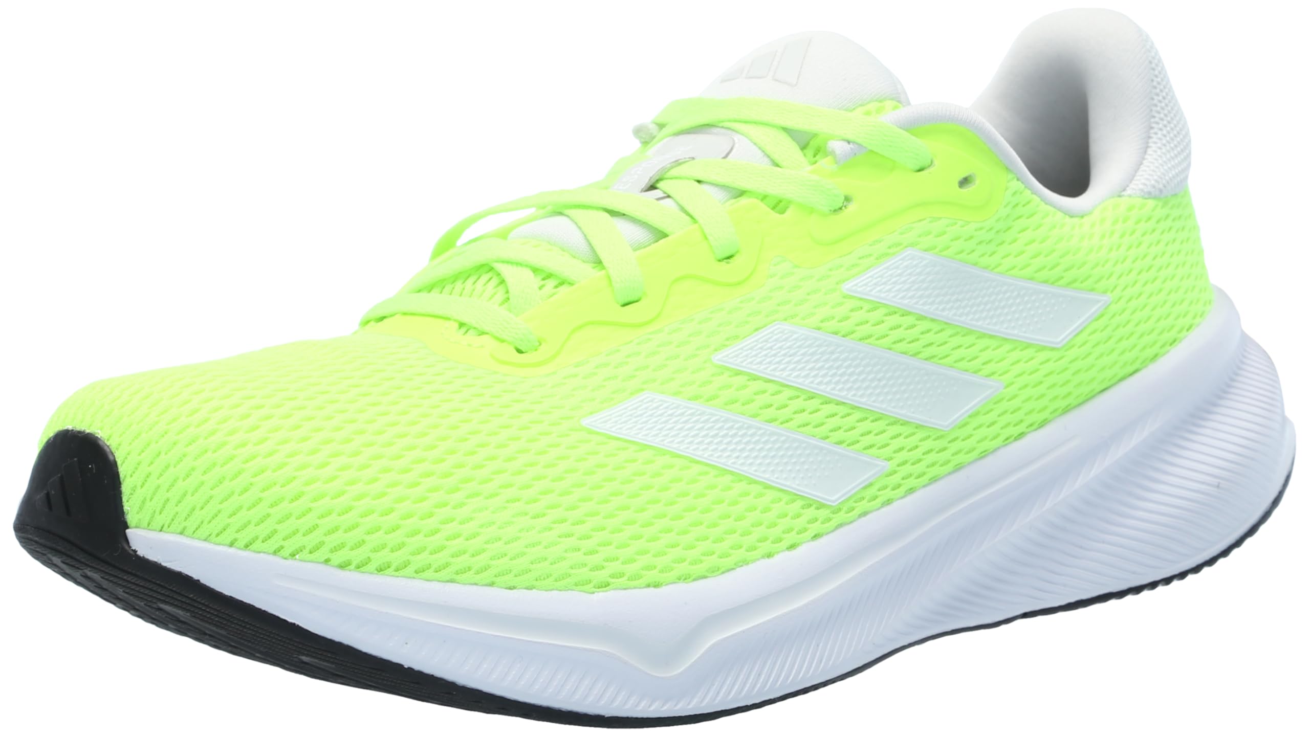 adidas Men's Response Running Sneaker, Lucid Lemon/White/Dash Grey, 10
