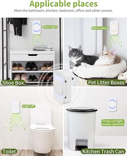 Miniatura 3 de ySky Purificador de aire enchufable para el hogar (3 paquetes), purificador de aire de iones negativos, ionizadores silenciosos ambientadores para