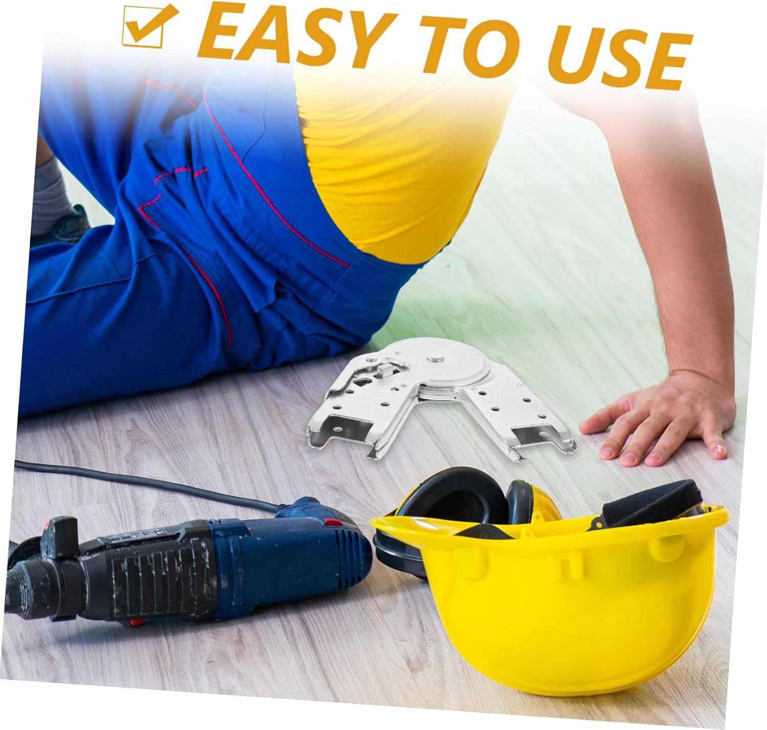 Gadpiparty Folding Ladder Joint Connector Hinge Accessory for Step Ladders Design Easy to Install for Attics and Home Use