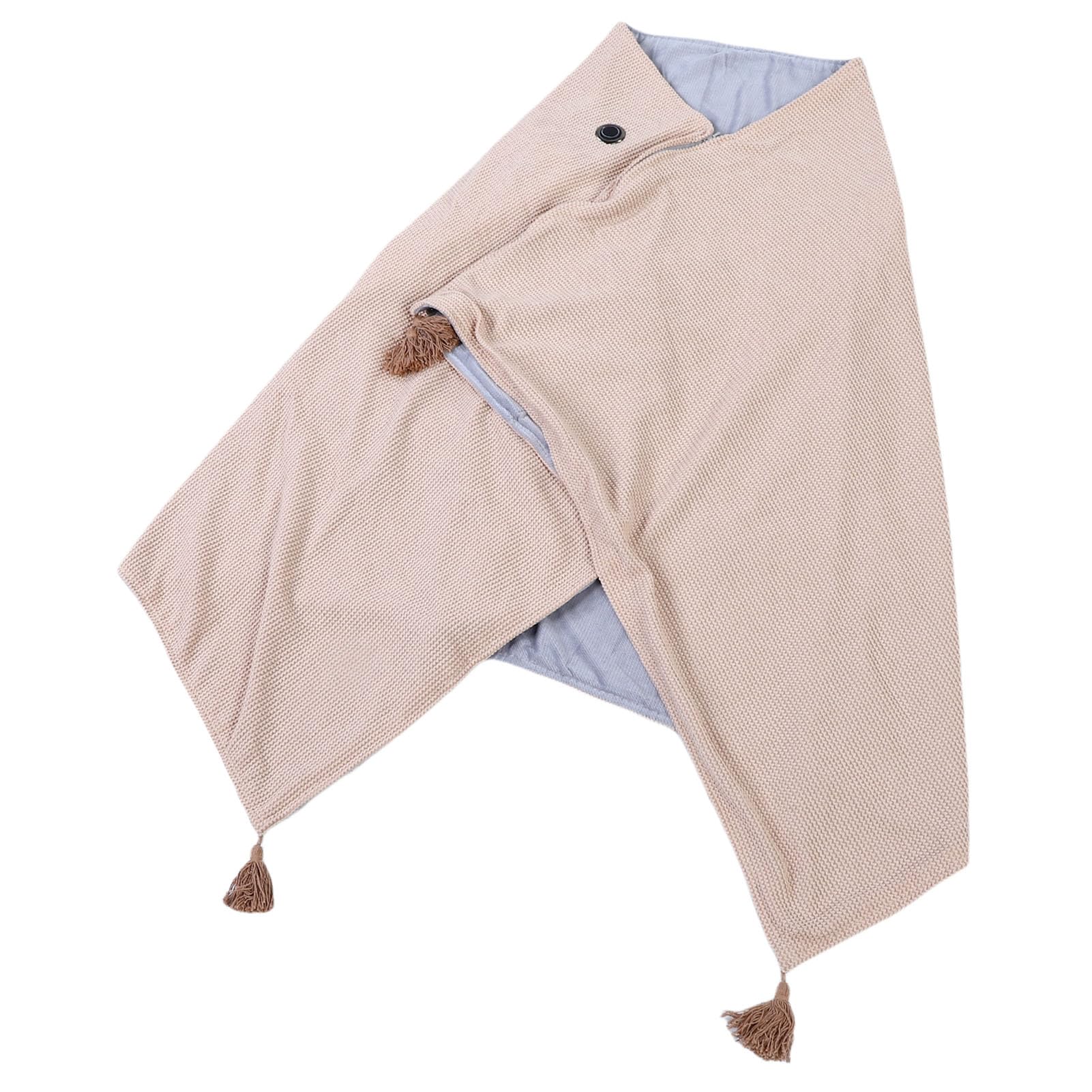 VGEBY Coperta riscaldata, coperta elettrica USB con 3 livelli di calore, 9 zone di riscaldamento, scialle in morbido cotone per casa e ufficio