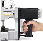 Cordless Bag Closing Machine - Portable Sewer, 2s/Bag, 8.1Lbs Automatic Woven Sewing Machine - White