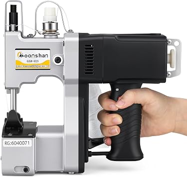 Bag Sewing Machine 2s/bag Bag Closing Machine Portable Bag Closer 6.4Lbs Automatic Woven Bag Sewer Packing Machine for Packing Bags Non-woven Fabrics Leather