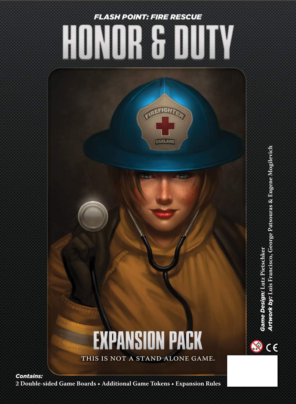 Indie Board & Card Games IBG0FP07 "Flash Point Fire Rescue Honor and Duty Expansion" Game