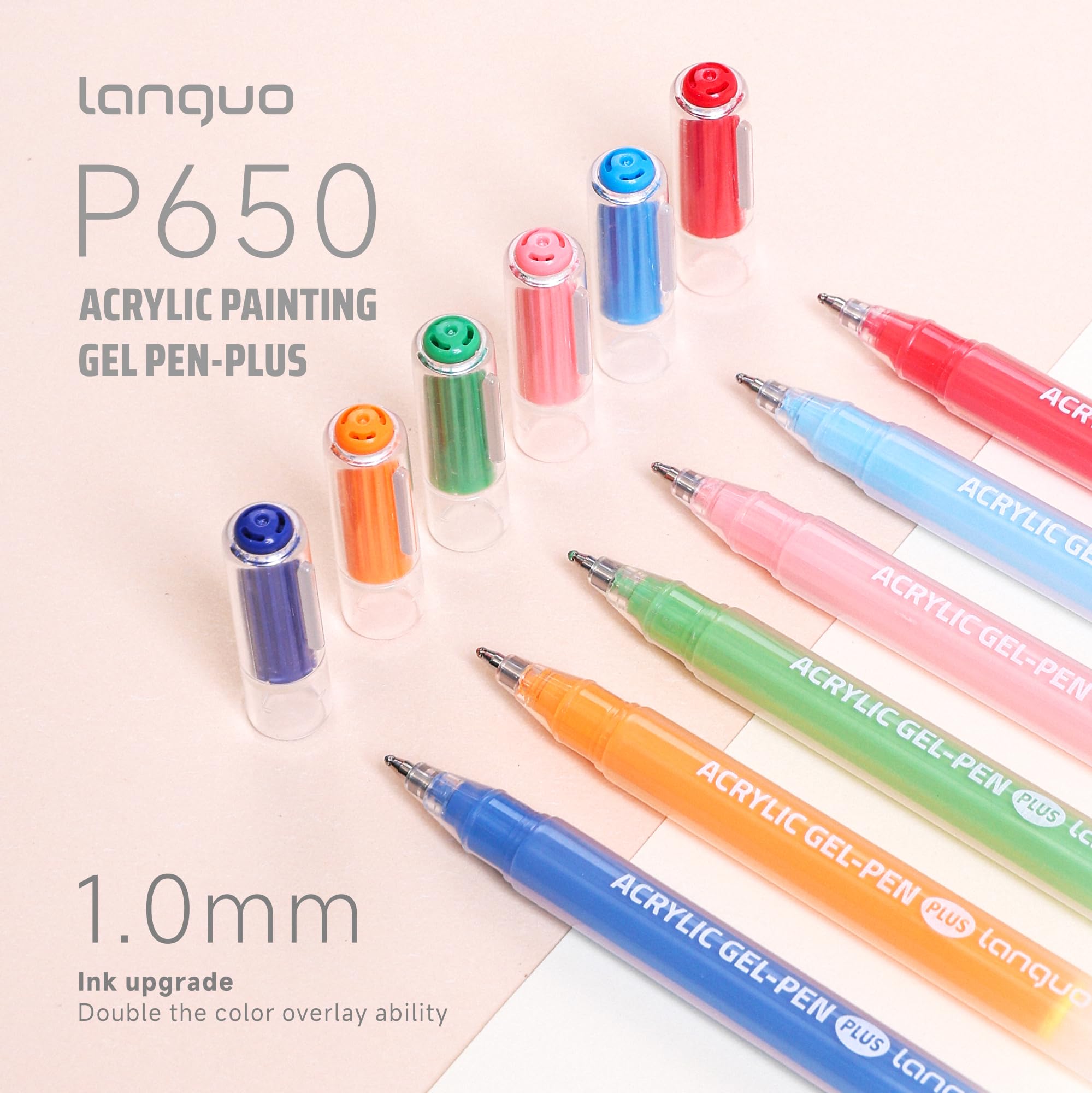 Amazon | languo アクリルゲルペン 着色用 90色セット 3Dアクリル