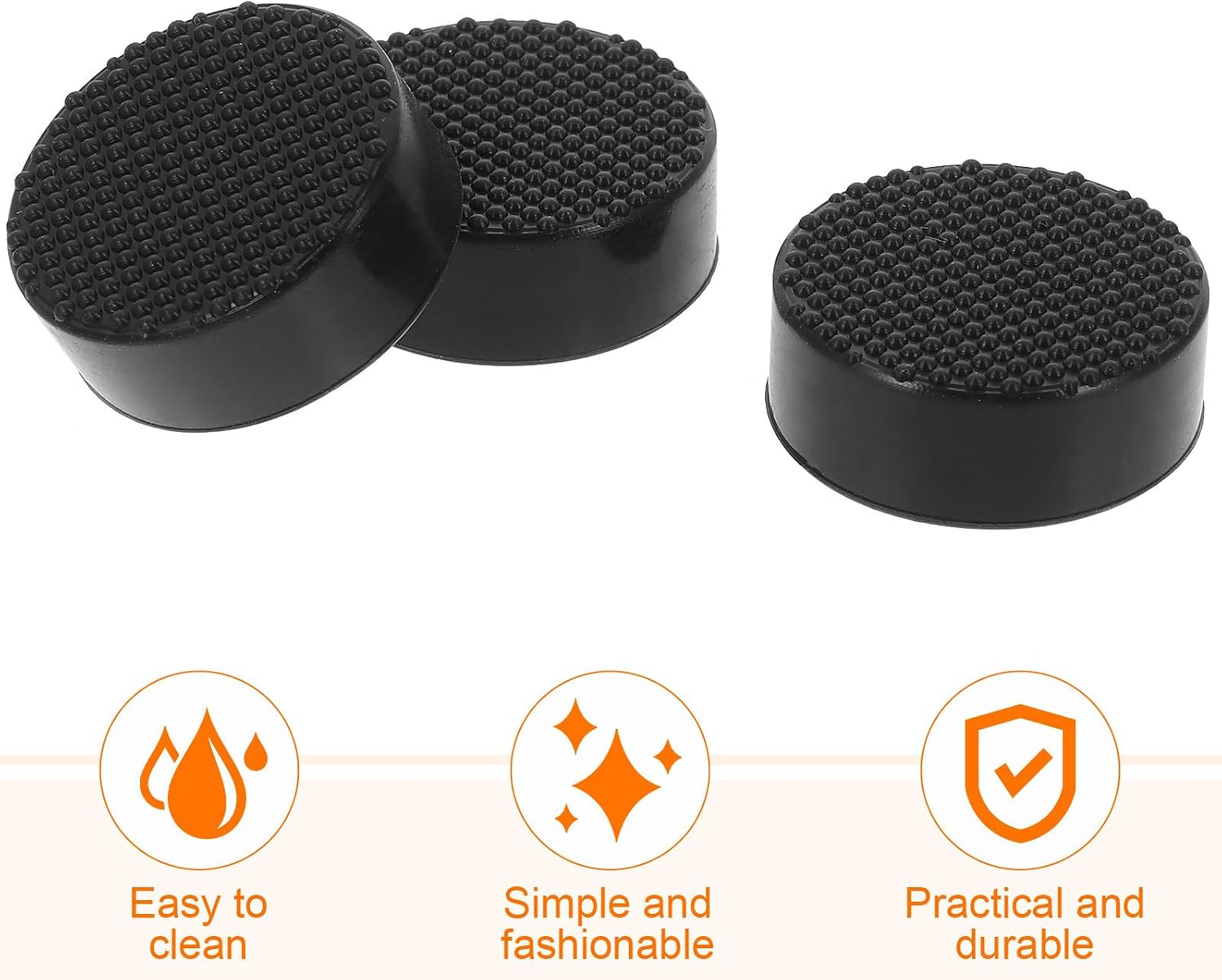 Food Processor Black 3pcs Protective Switch Cover Silicone | Reusable, Easy to Clean, Decorative Effect, Dust Cover for Electronics