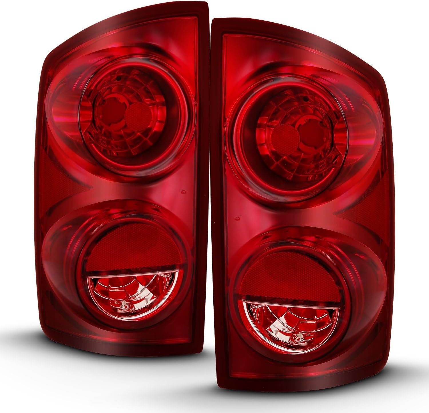 ANZO 311309 Replacement for 2007-2009 Dodge Ram 1500 Tail Light Red Lens OE