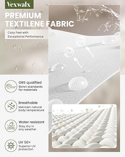 Miniatura 6 de Tumbona para patio al aire libre con ruedas y reposabrazos, sillas reclinables ajustables de aluminio de 5 posiciones, sillas de playa para piscina,