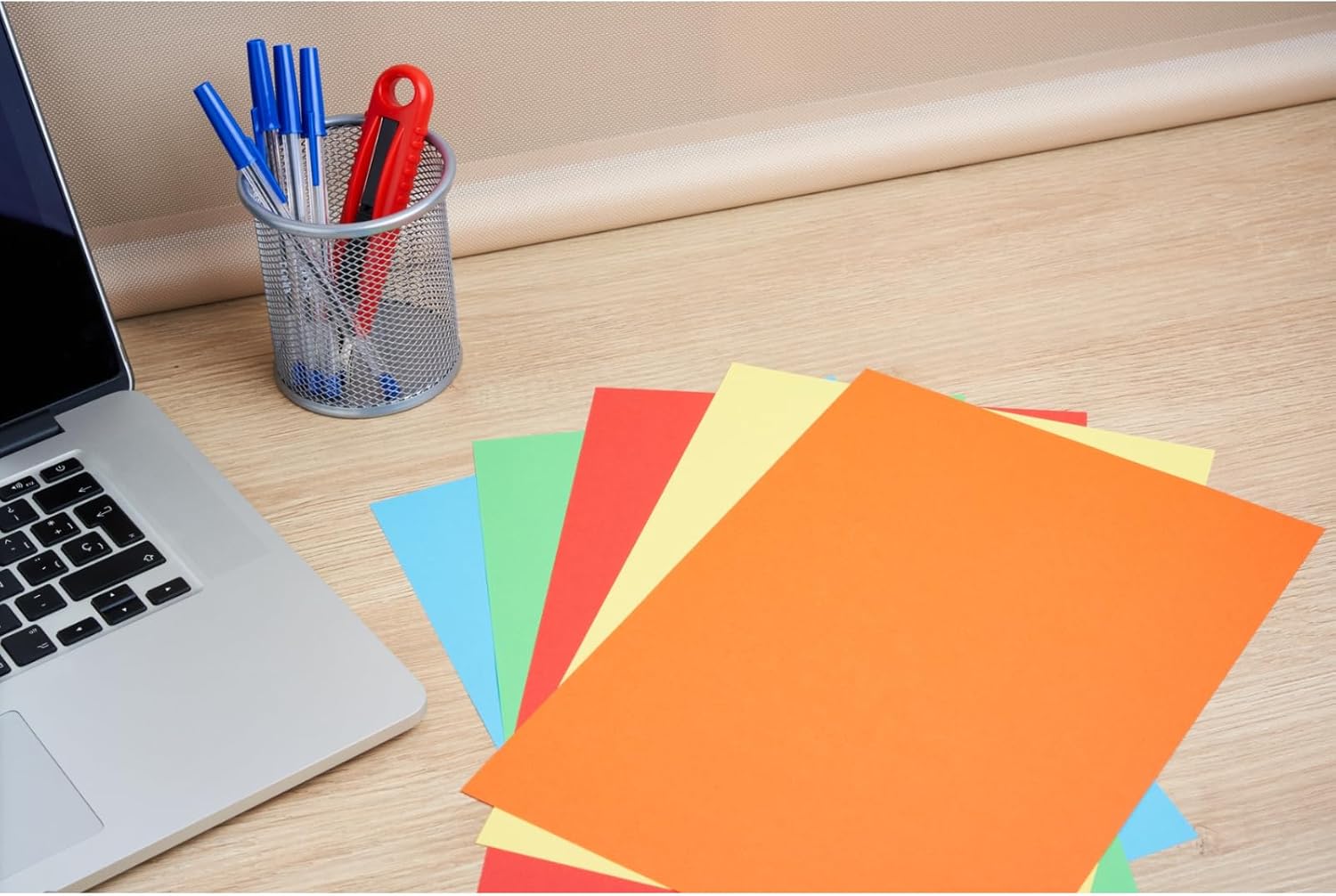 Dohe 30170 - Pack of 100 Sheets of Coloured Paper, 80 g, A4, Bright