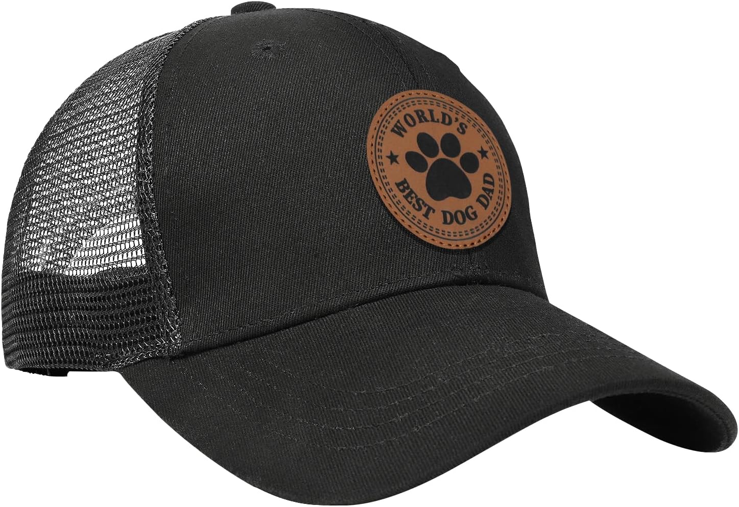 Metawu Dog Dad Hats,Gifts for Dog Lover,Dogs Gifts for Dad,Birthday Gift for Men,Dogdad Trucker Hat Mesh-Back Baseball Cap - Image 3