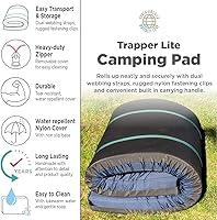 Vista 3 de North American Mattress Trapper Lite Bed 4" Sports Camping Foam Sleep Pad con funda de nailon