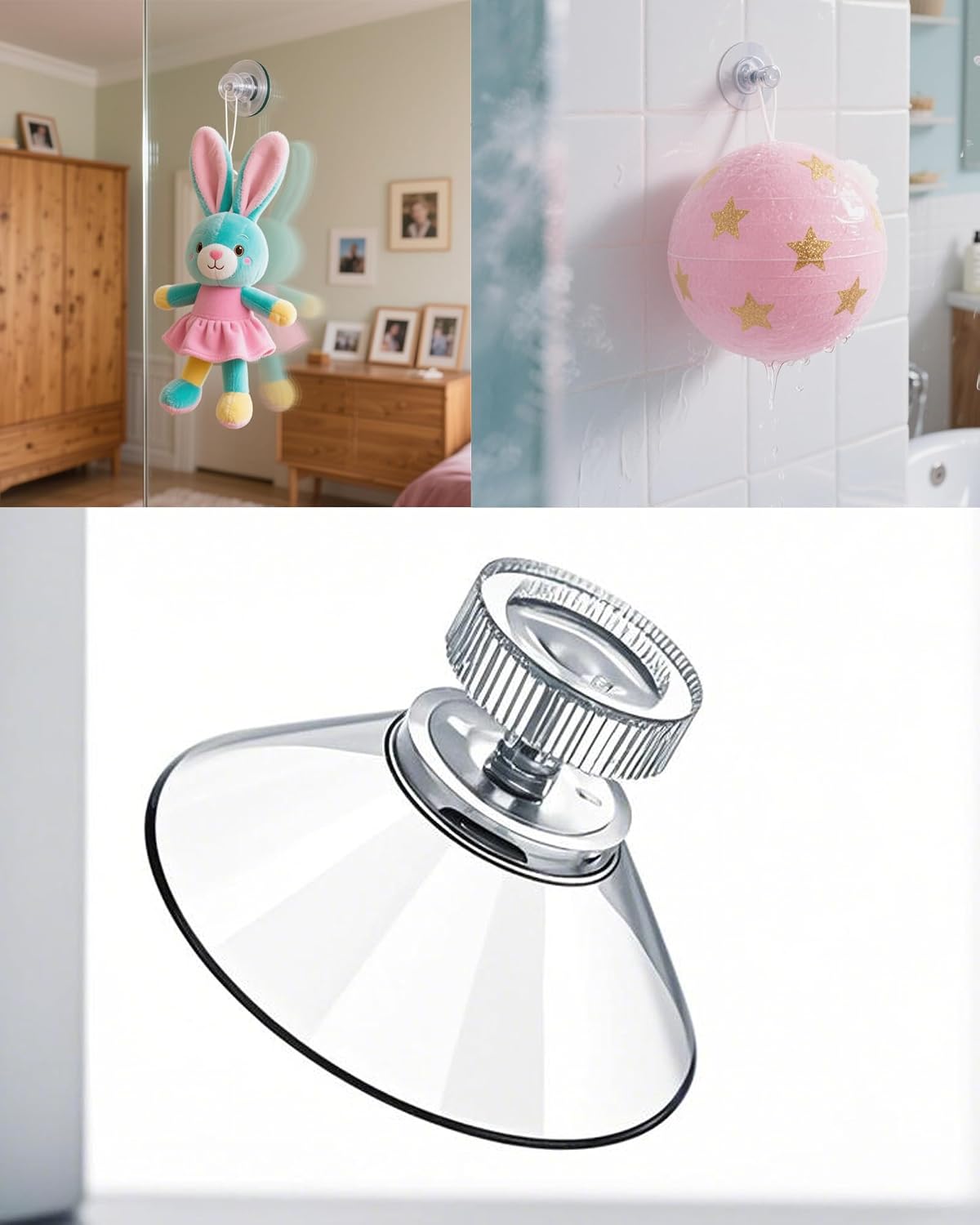 5Pcs Screw Suction Cup 53mm Extra Strong Suction Power Holder image 5