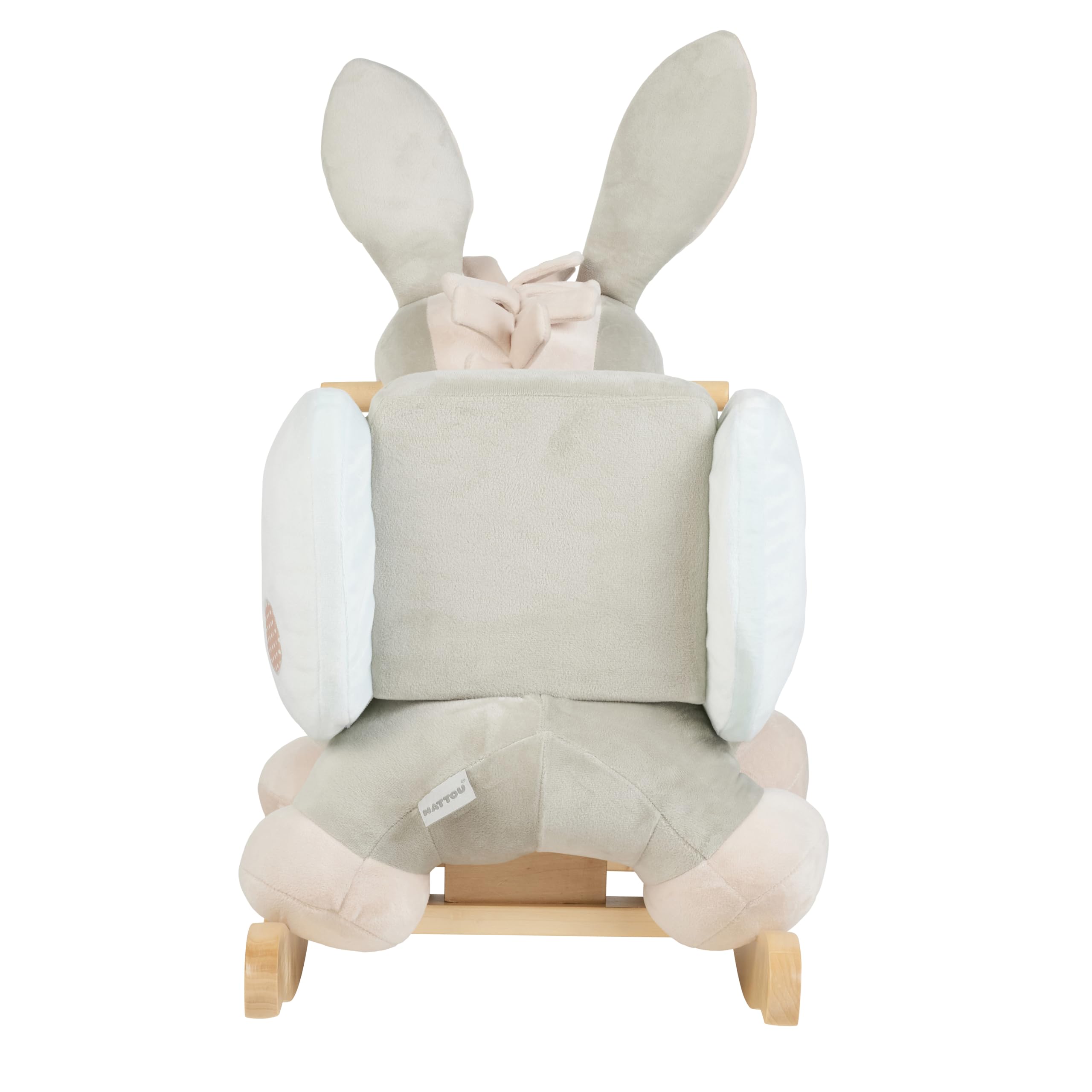 Nattou Schaukeltier Esel Cappuccino, 10-36 Monate, 60 x 39 x 50 cm, Blau
