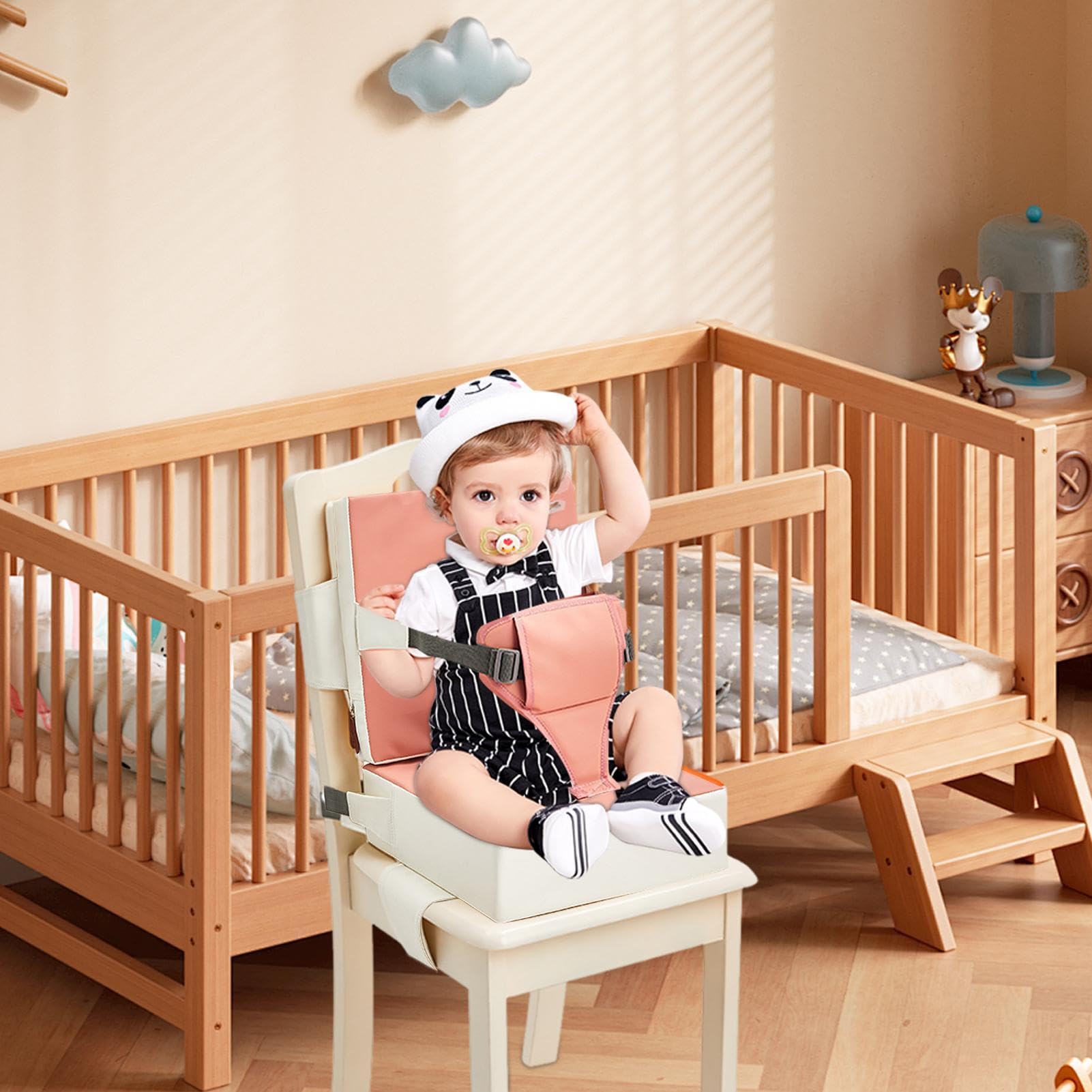 Asiento elevador para niños pequeños, mesa de comedor, asiento elevador
