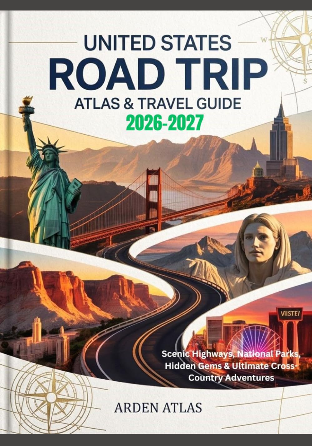 UNITED STATES ROAD TRIP ATLAS & TRAVEL GUIDE 2026–2027: Scenic Highways, National Parks, Hidden Gems & Ultimate CrossCountry Adventures