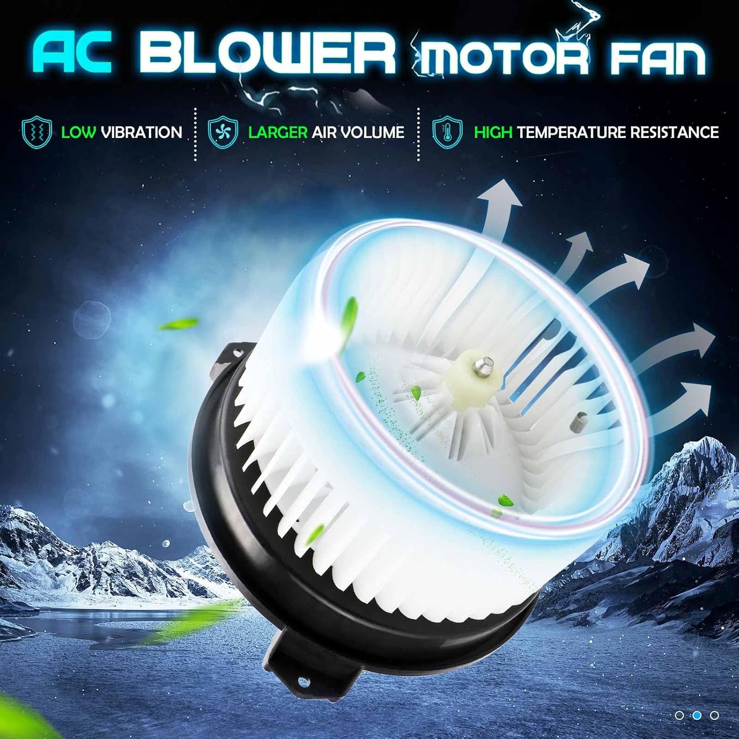 Heater Blower Motor 79311-TR0-A01 700257 Air Conditioning Blower Motor Fan for 2012 2013 Honda Civic, 2013 2014 Acura RDX, 2013 2014 2015 Acura ILX