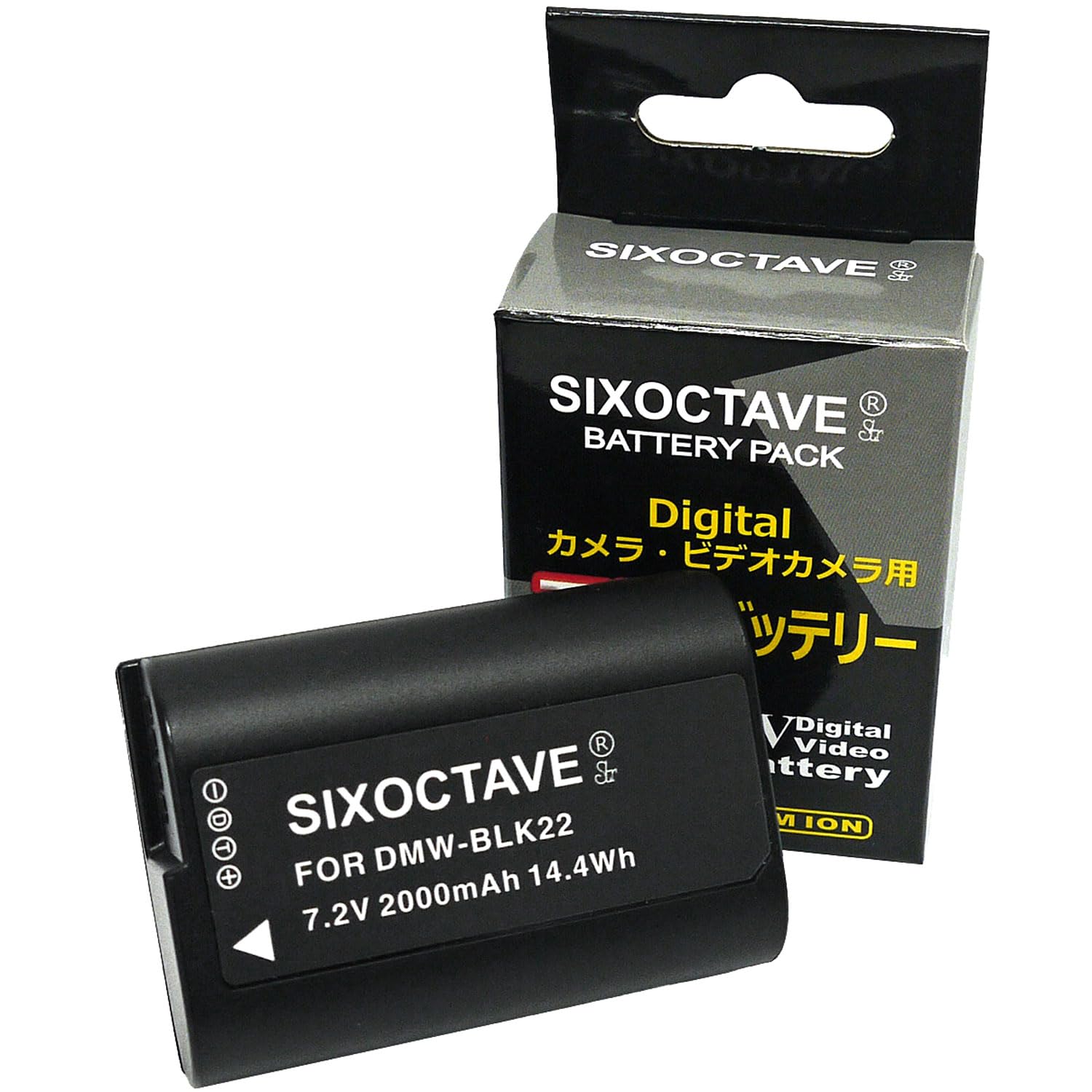 Amazon | SIXOCTAVE DMW-BLK22 互換バッテリー パナソニック 向け
