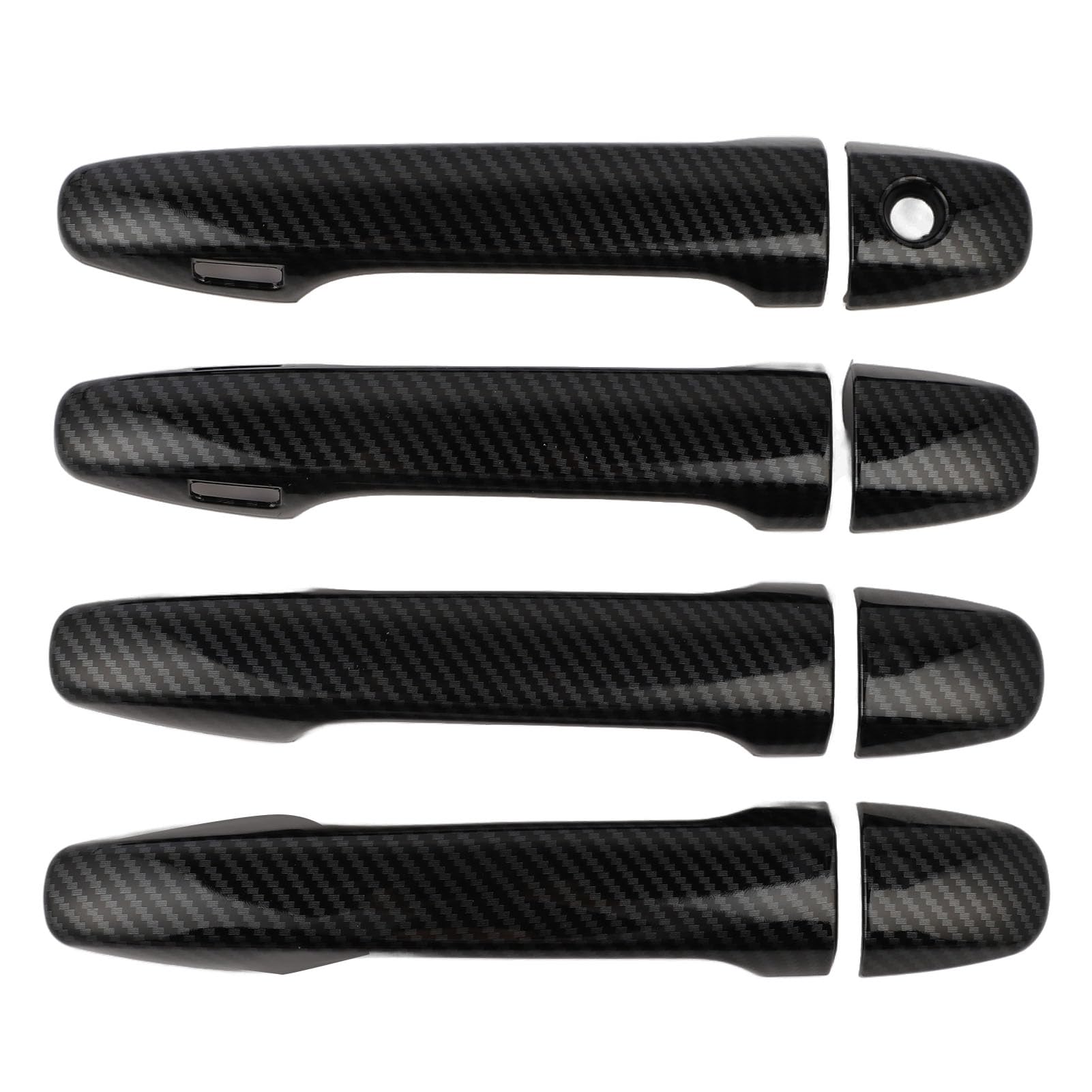 Osłona Klamki Zewnętrznej z Włókna Węglowego ABS, Osłona Klamki Zewnętrznej z inteligentną dziurką od Klucza do Subaru Legacy Levorg WRX Forester Outback