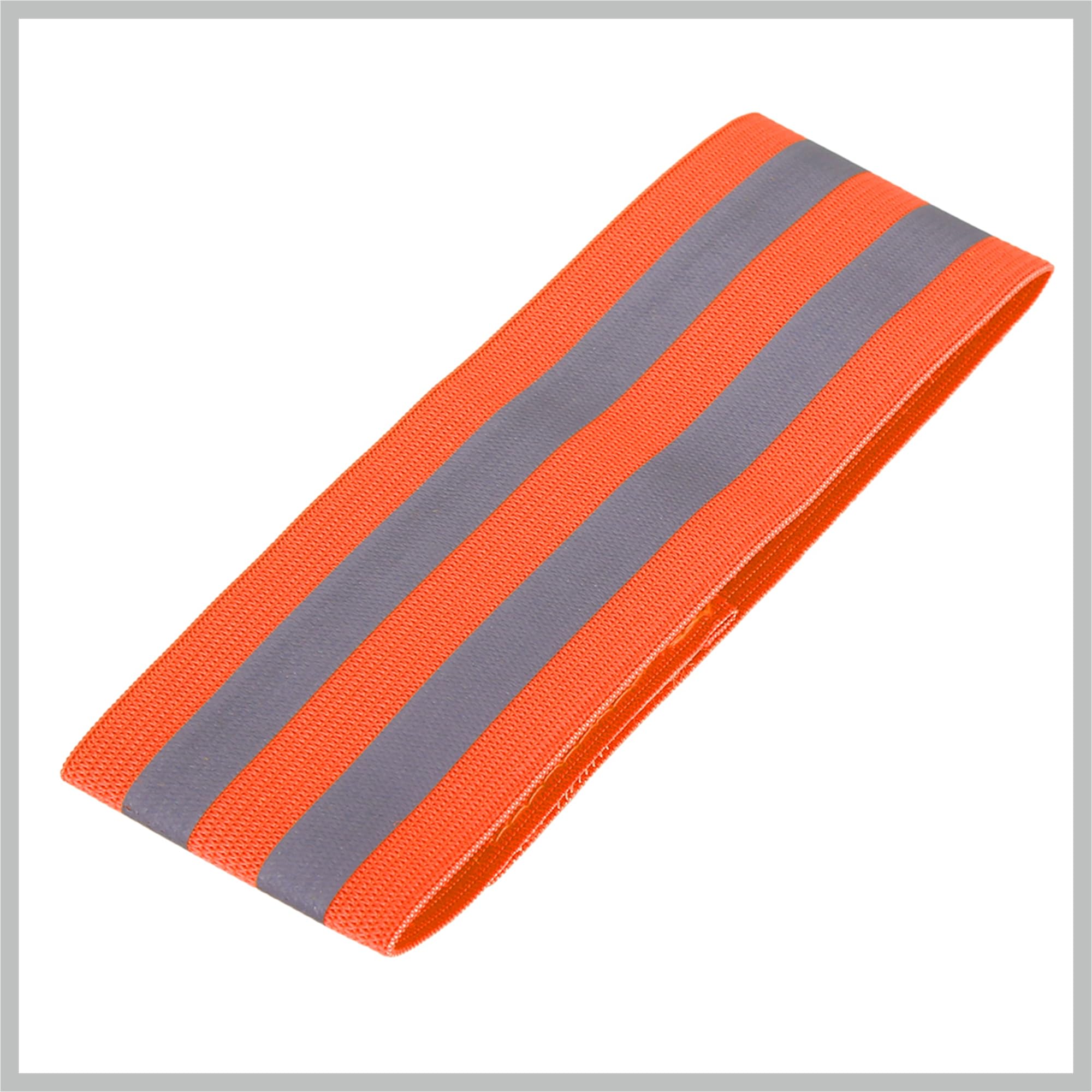 Lot de 8 bandes réfléchissantes pour bras - Haute visibilité - Pour cyclisme de nuit - Orange