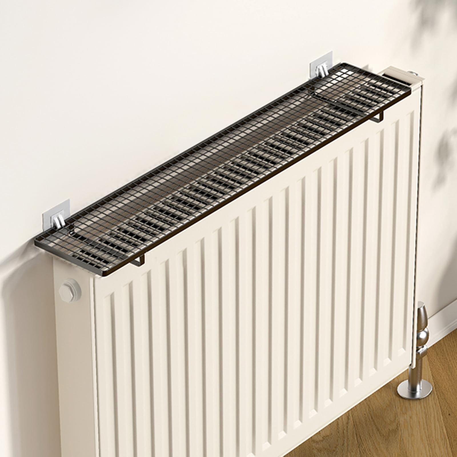 Étagère de radiateur en métal pour salon et cuisine gain de place 15,2x71,1cm