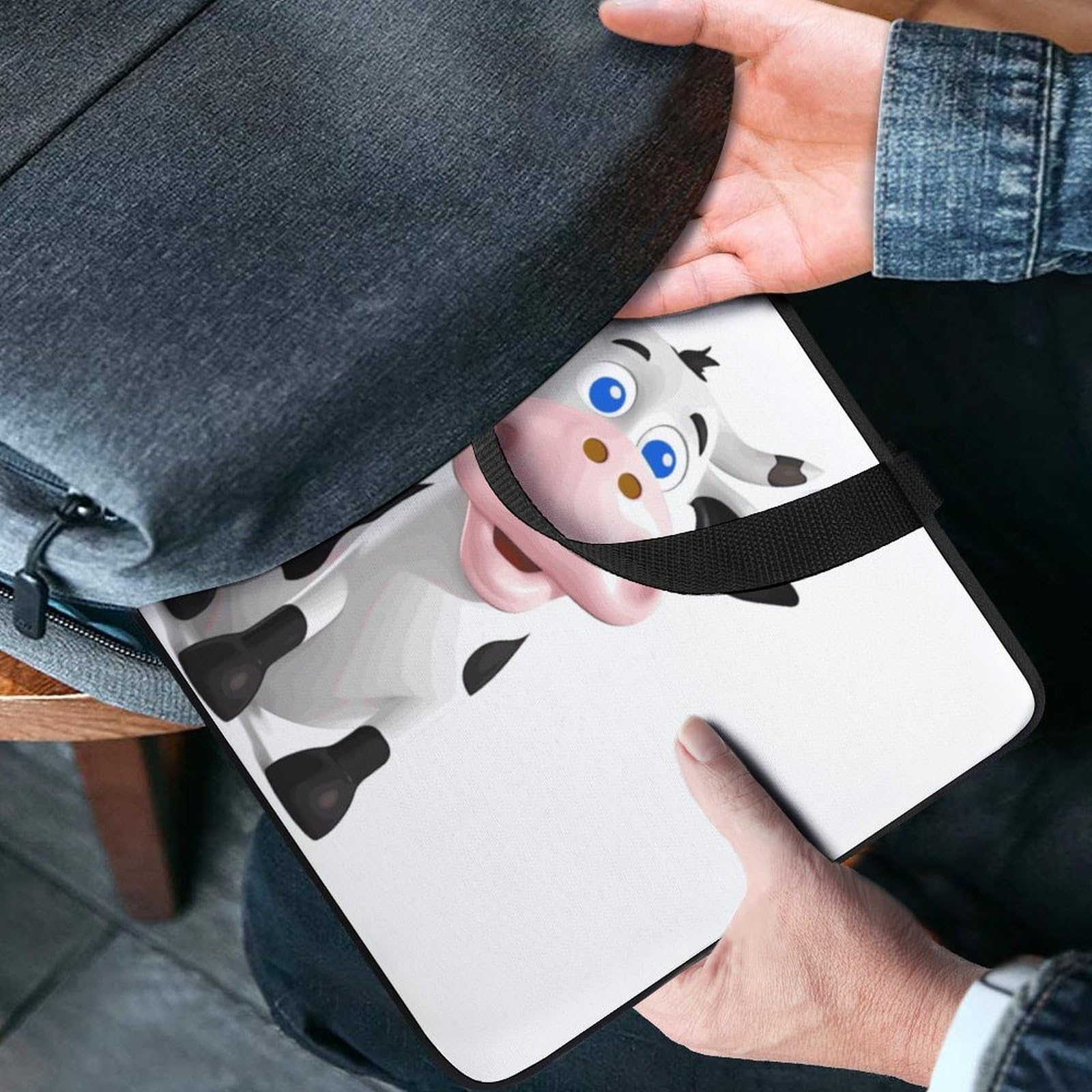 Custodia per computer portatile da 17", ultra sottile, leggera e impermeabile, in neoprene resistente, con cinghia da polso