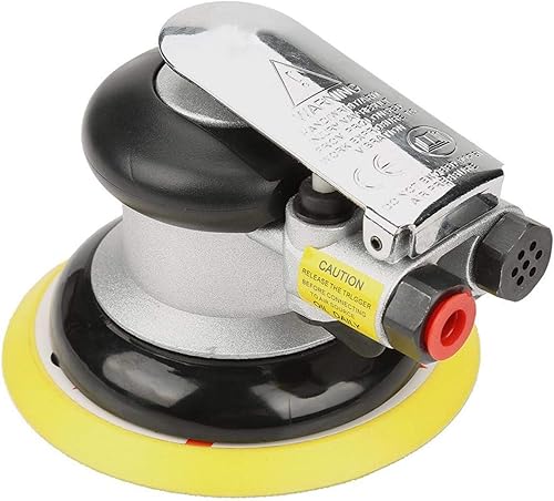 Miniatura 8 de Walfront AT-780 Lijadora orbital aleatoria de aire de 5 " 4" Pulidora redonda Herramienta de lijado manual neumática Lijadora de palma (4 "),