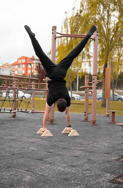 parallelette, push-up bar, push-up equipment, wooden sports equipment