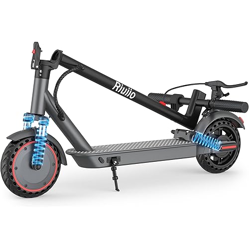 Electric Scooter for Adults - 19/22/28 MPH, Dual Suspension, 8.5" /10" /14'' Tires, 350/500/600W Motor, UL2272 Certified Foldable Commuting E-Scooter with App Control (Optional Seat)