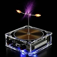 Vista 8 de Bobina musical Tesla, bobina de Tesla con Bluetooth, generador de arco de chispa artificial táctil, modelo de experimento de transmisión Estándar