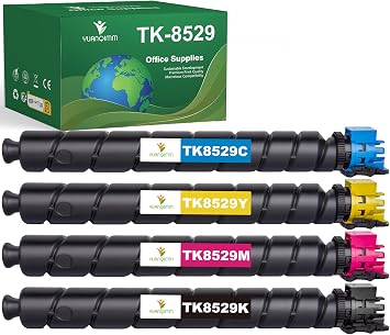 TK8527 TK-8529 Toner Cartridge Set Replacement for Kyocera TK8527 TK-8529