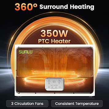 SUNLU S4 3D Printer Filament Dryer, 4 Spools Capacity, White