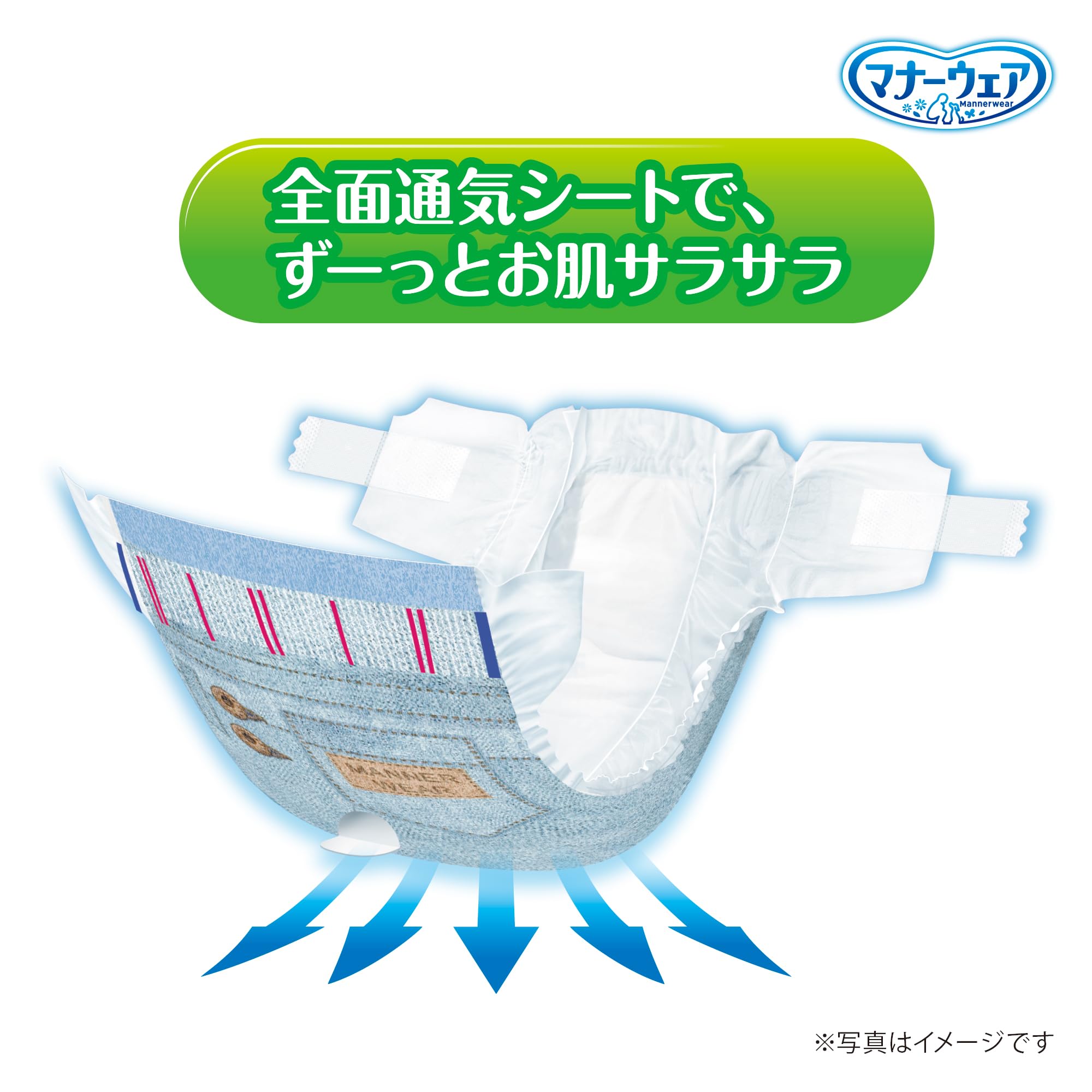 Amazon.co.jp: マナーウェア 犬用 おむつ 長時間オムツ Mサイズ 小