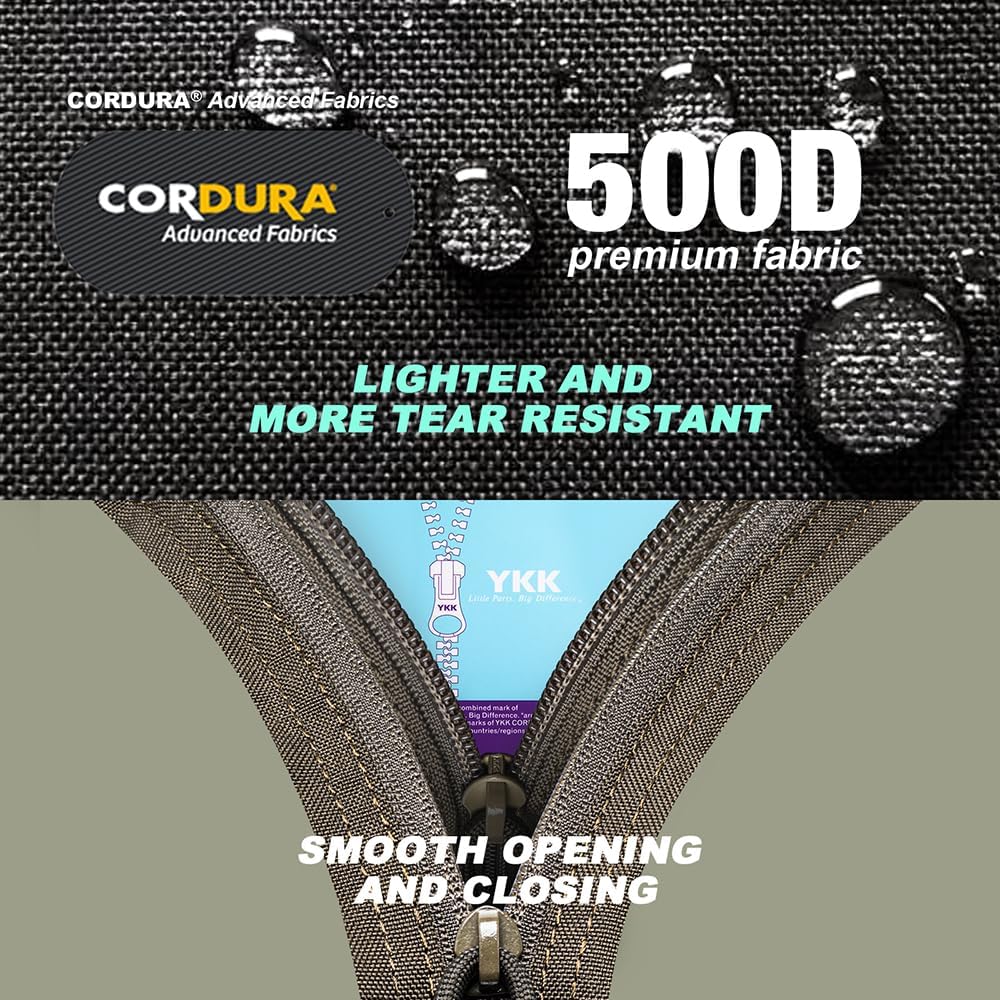 TSPRO Tactical Molle EDC Pouch Utility Tool Pouches Organizer Phone Holster Durable Belt Waist Bag Military Gear Gadget Pocket with Smartphone Pack - Image 2