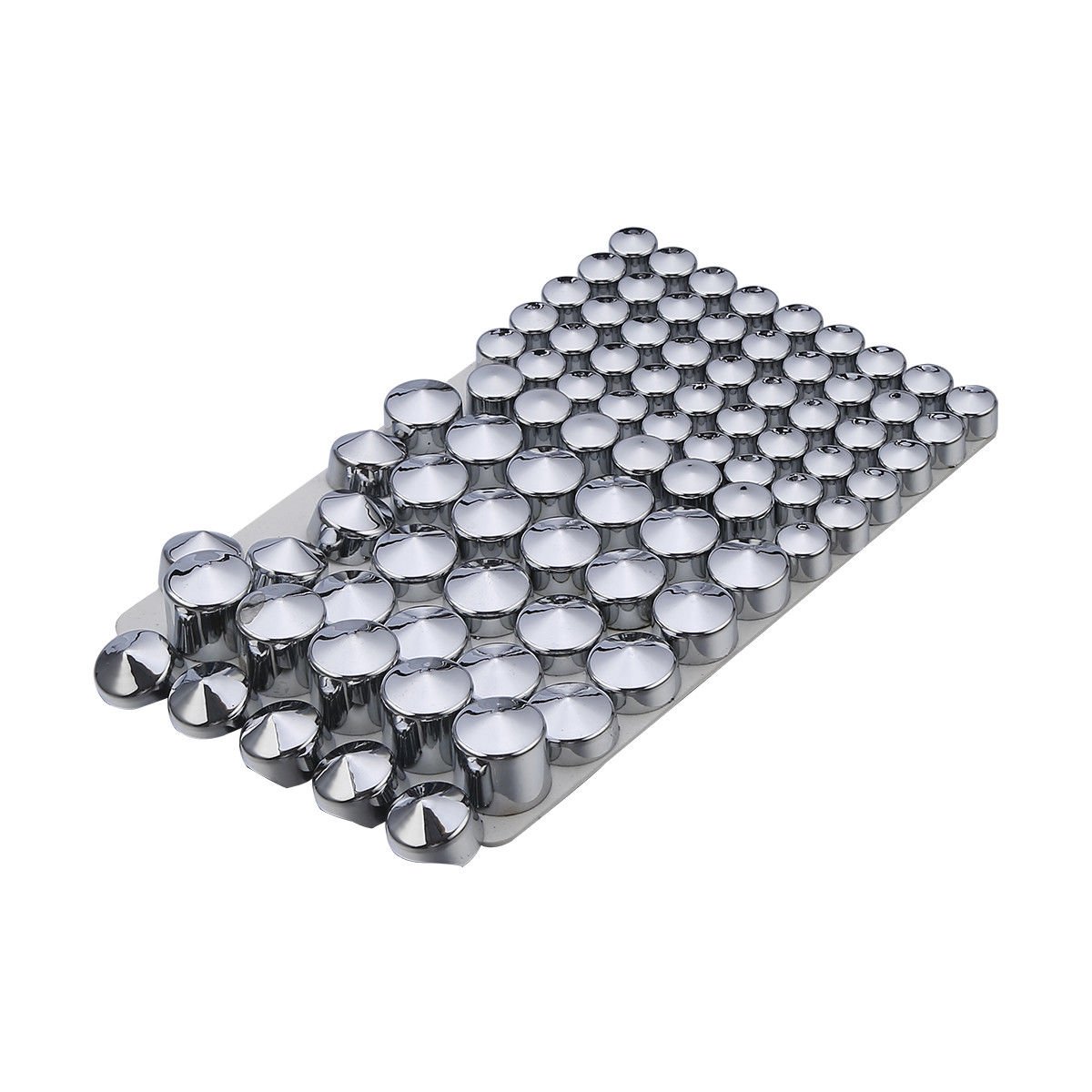 TCMT Chrome ABS Plastic Bolt Toppers Caps Kit Fits for Harley Twin Cam Road King FLH 1994-2006