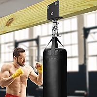 Vista 5 de BeneLabel Colgador para Saco de Boxeo para Bolsa Pesada Hardware de Montaje en Viga Rotación 360° Soporte de Techo para Saco de Boxeo Montaje