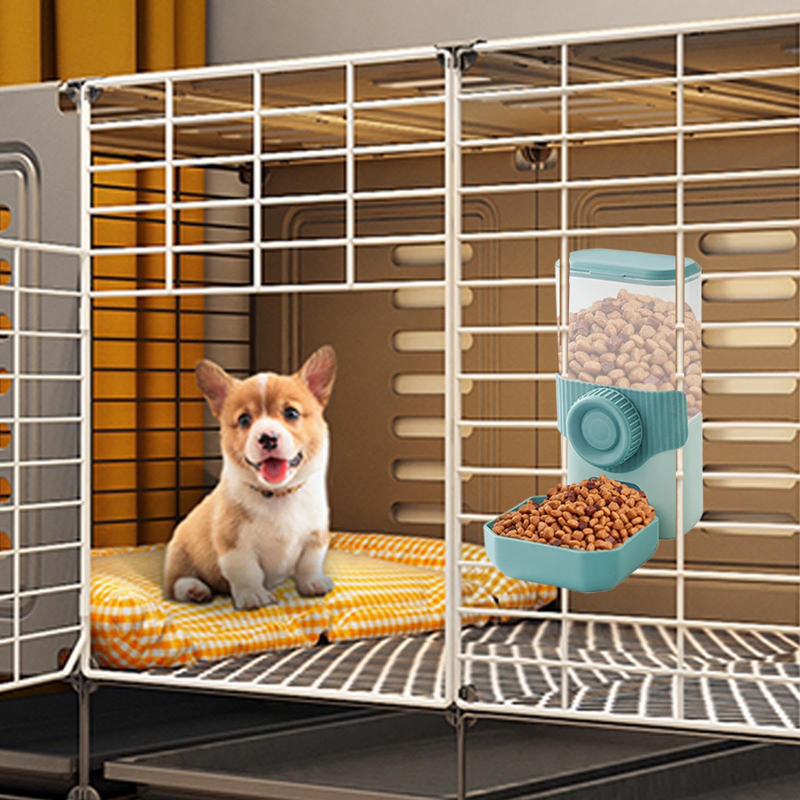 Dispensador de Agua Colgante for Gatos | Comedero automático for(Blue)