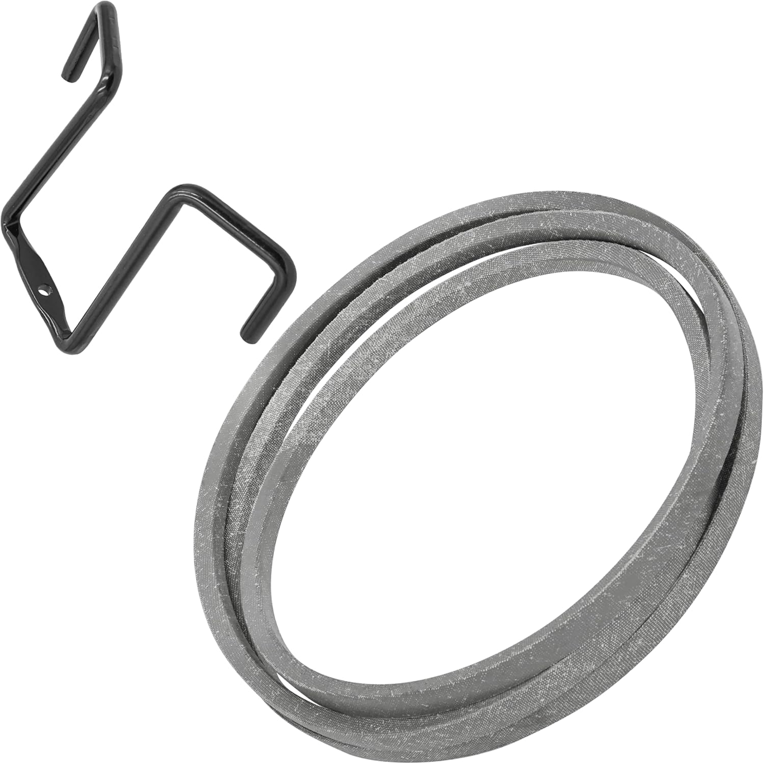 Caltric GX22691 GX20006 Drive Belt Guide & Belt Compatible with John Deere 107S D110 D120 D125 D130 S240 X110 X120 X125 X126 X145 E110 E120 E130 LA115 LA125 LA135 S130