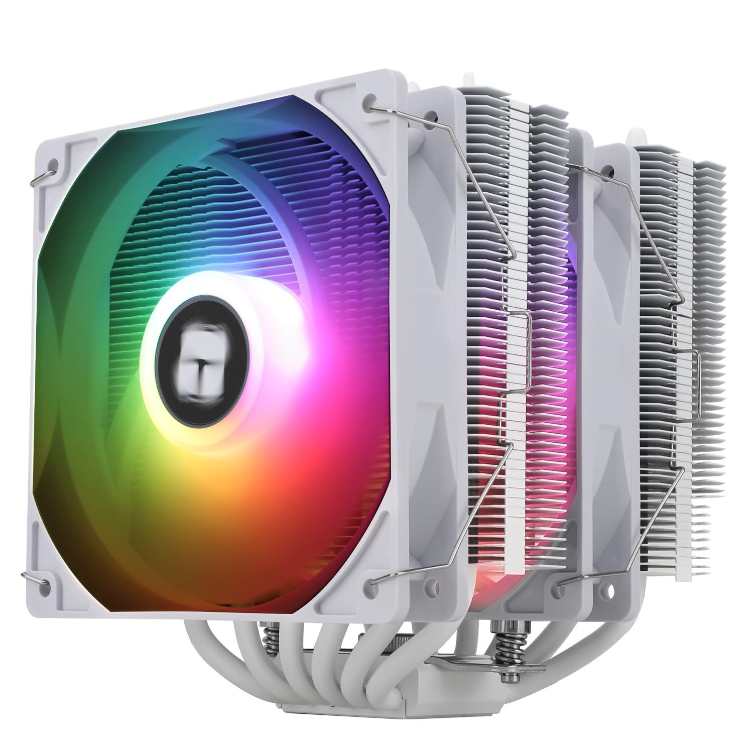 Thermalrlght Peerless Assassin 120 White ARGB CPU Air Cooler,6 Heat Pipes,Dual TL-C12W-S PWM Fans,Aluminium Heatsink Cover,AGHP Technology,for AMD AM4 AM5/Intel LGA 1150/1151/1200/2011/1700,PC Cooler-image-22