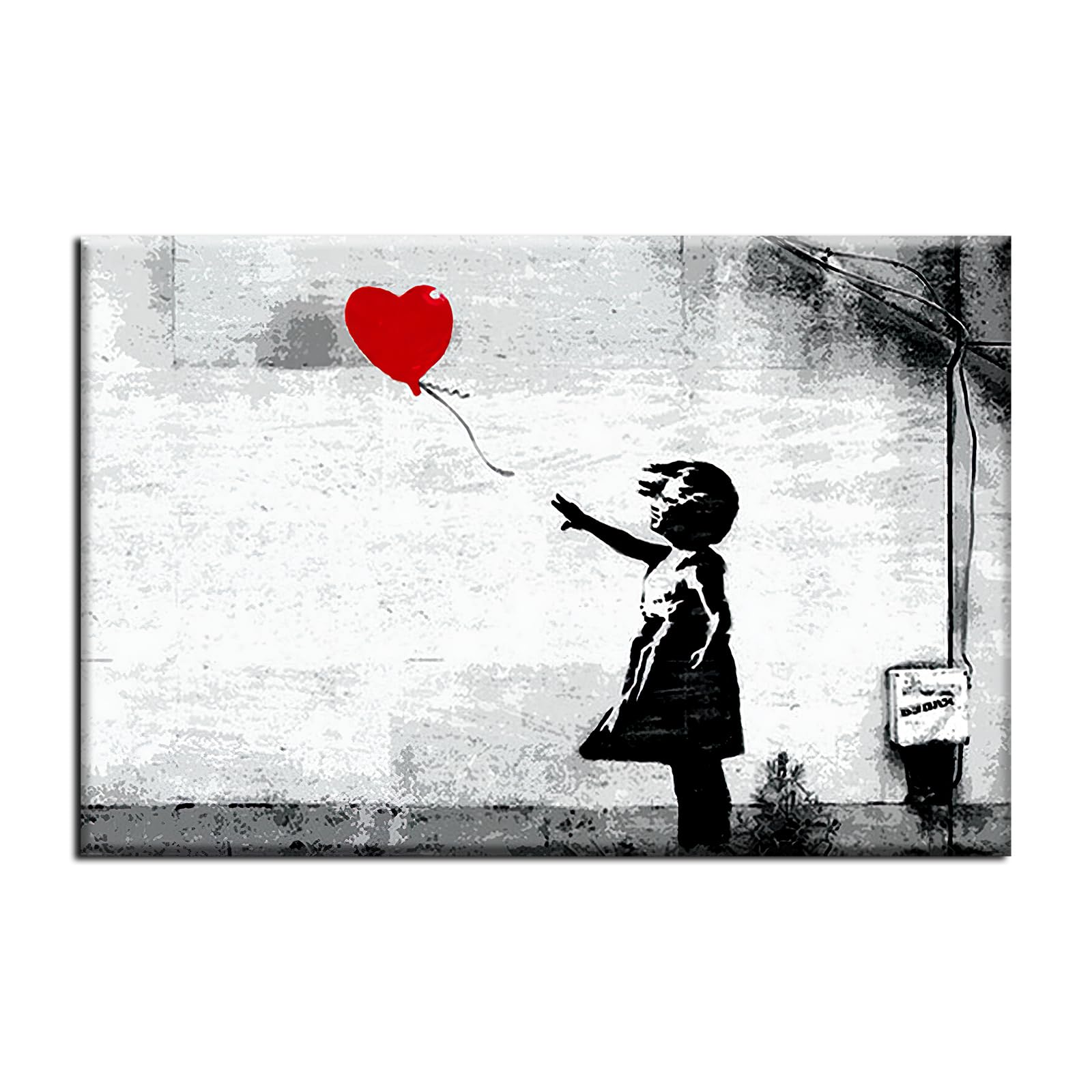 Amazon.co.jp: Banksy 抽象画 アートパネル 1枚 飾り絵 バンクシー