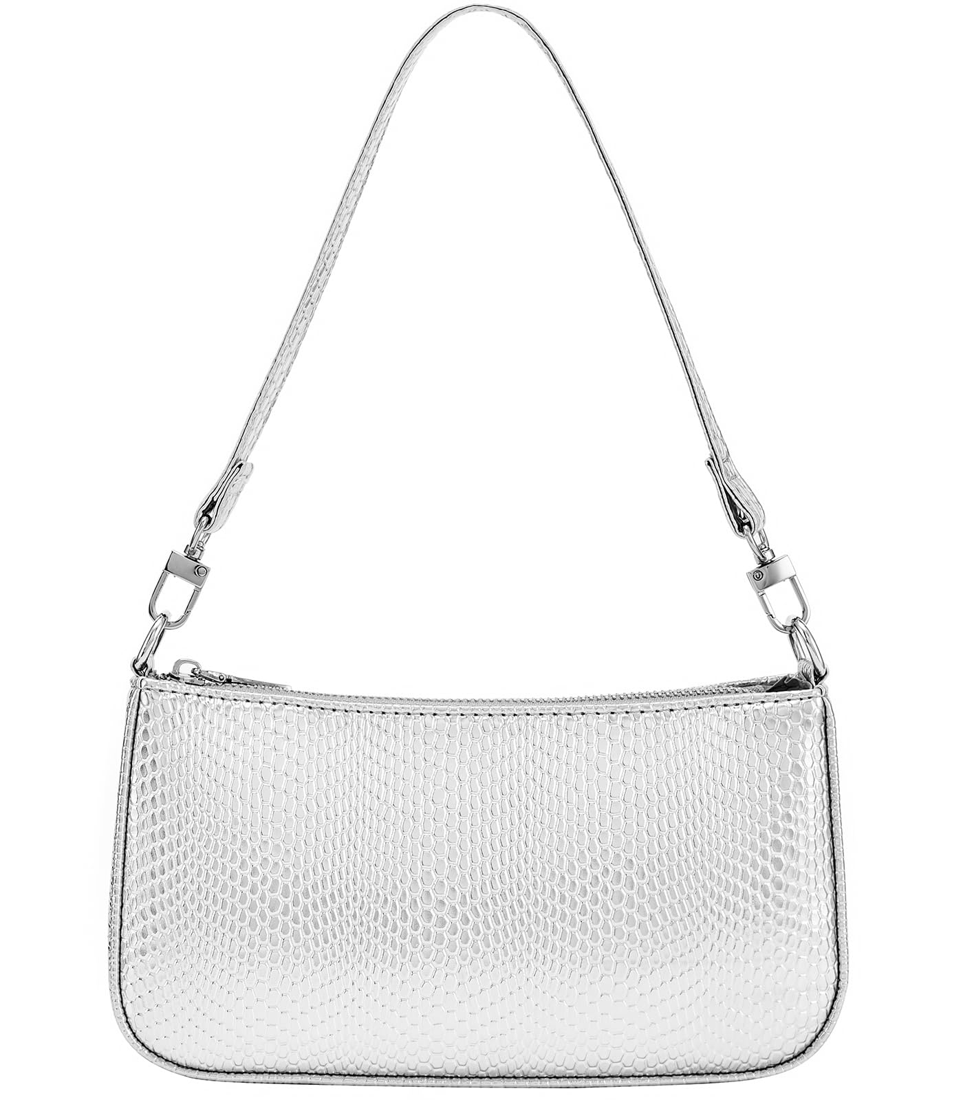 NIUEIMEE ZHOU Shoulder Bag for Women Retro Vegan Leather Classic Tote HandBags Purses with Zipper Closure