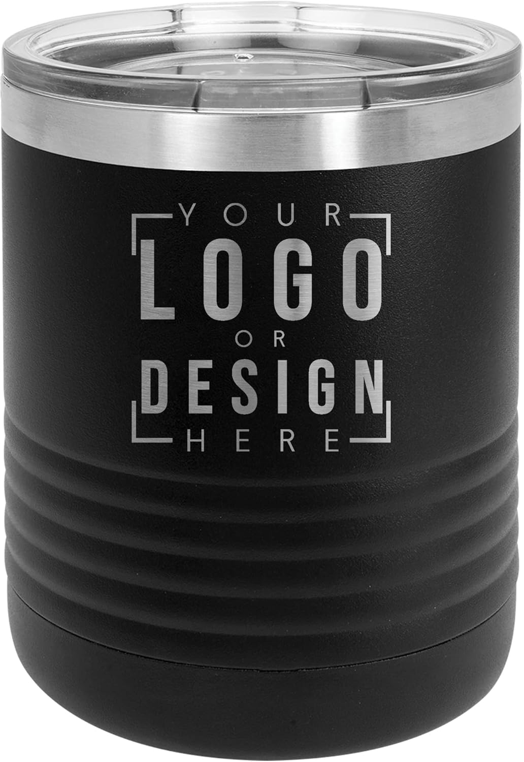 Personalized Stainless Steel Tumbler | Double Wall Stainless Steel Vacuum Insulated Water Bottle | Keeps Your Drink Hot & Cold | Coffee Cup for Travel, Work, Gym, Fitness (NAVY BLUE, 30 oz.)