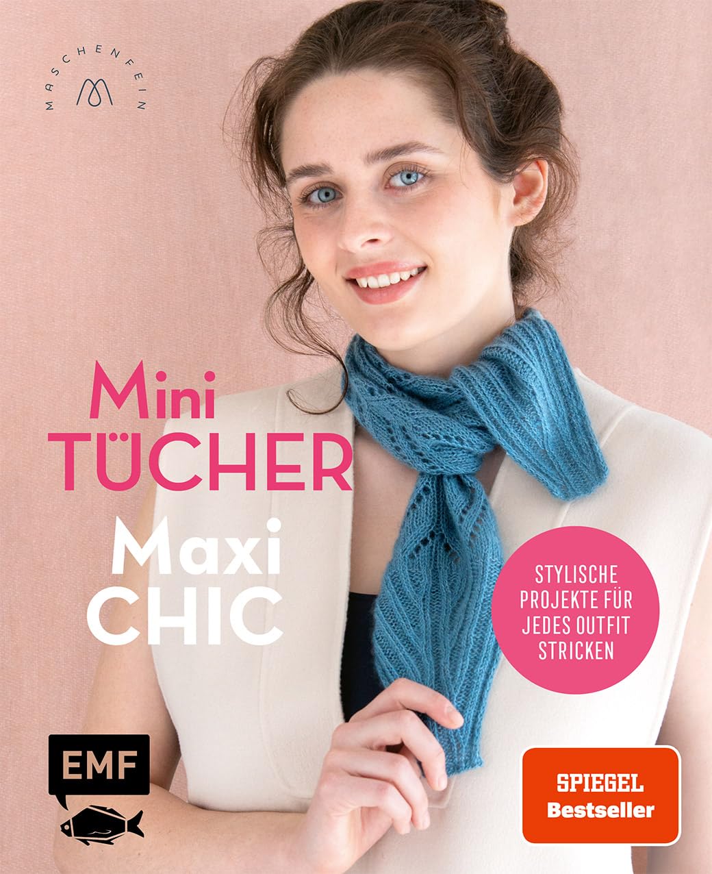 Mini-Tücher - Maxi-Chic | Stricken mit @maschenfein: Stylische Projekte für jedes Outfit mit Ajour-, Hebemaschen- und Farbmustern