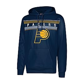 Ultra Game NBA Official Mens Super Soft Midtown Hoodie Pullover Sweatshirt - Unisex, Indiana Pacers, Team Color, X-Large