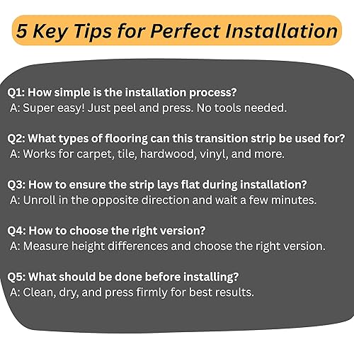 Miniatura 7 de Tira de Transición de Piso Autoadhesiva para Alfombra, Madera, Azulejo, Vinilo, Piso Laminado, Cubierta de Borde, Ribete, Espacio, Umbral de Puerta