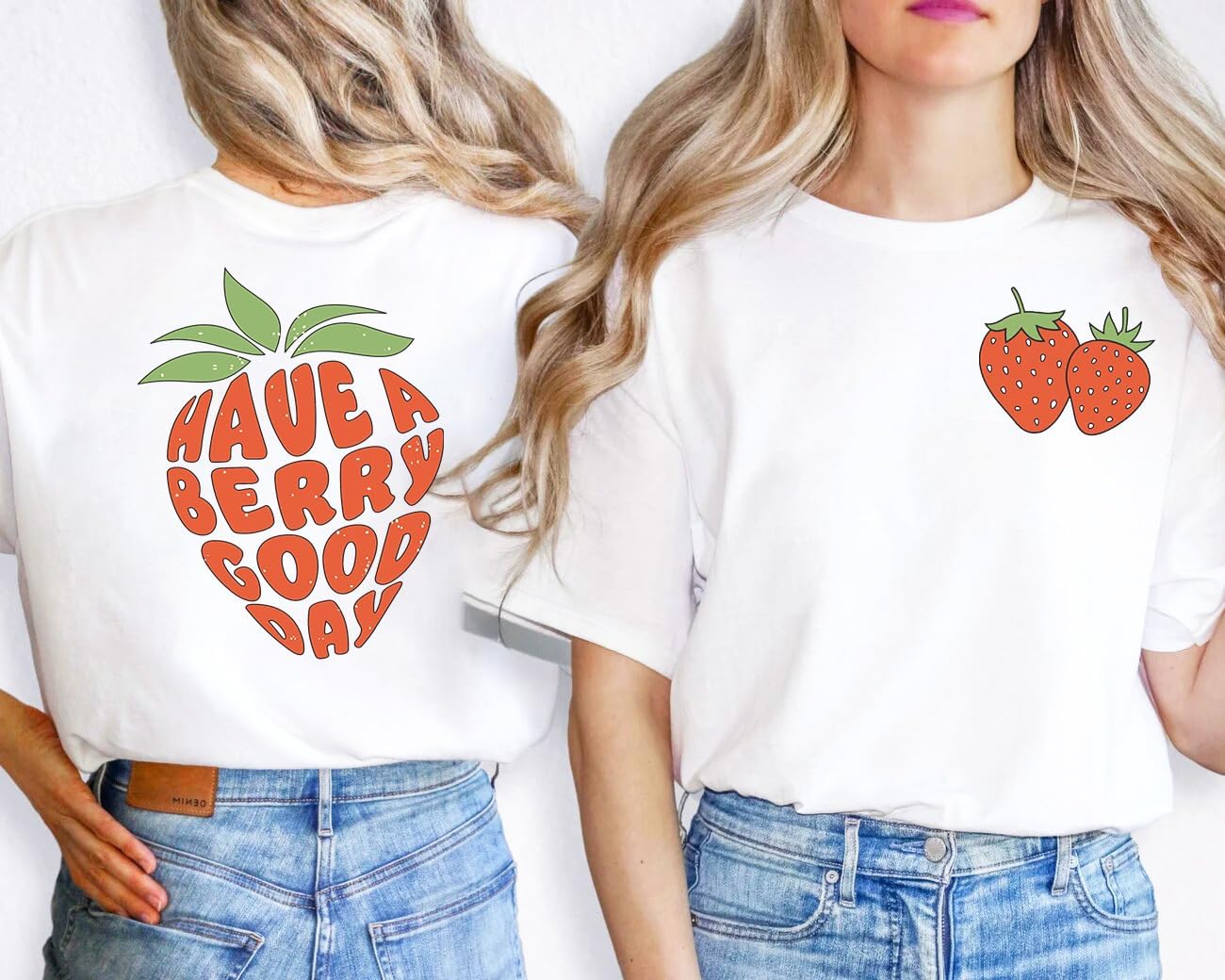 MAIHUN Strawberry Shirts Fruit Tshirts Strawberries Graphic Tee Garden Clothing Gardener Gift Tops - Image 2