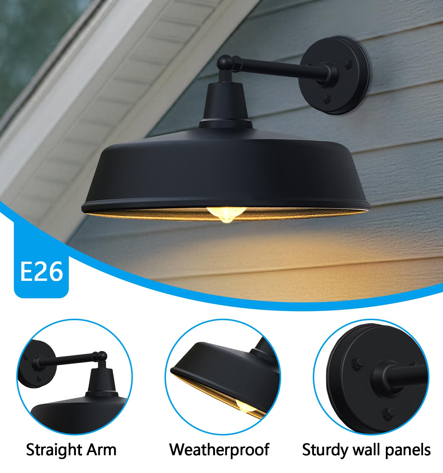 Gooseneck Sign Lighting | Handcrafted Storefront Sign Lighting, image size:1500x1600