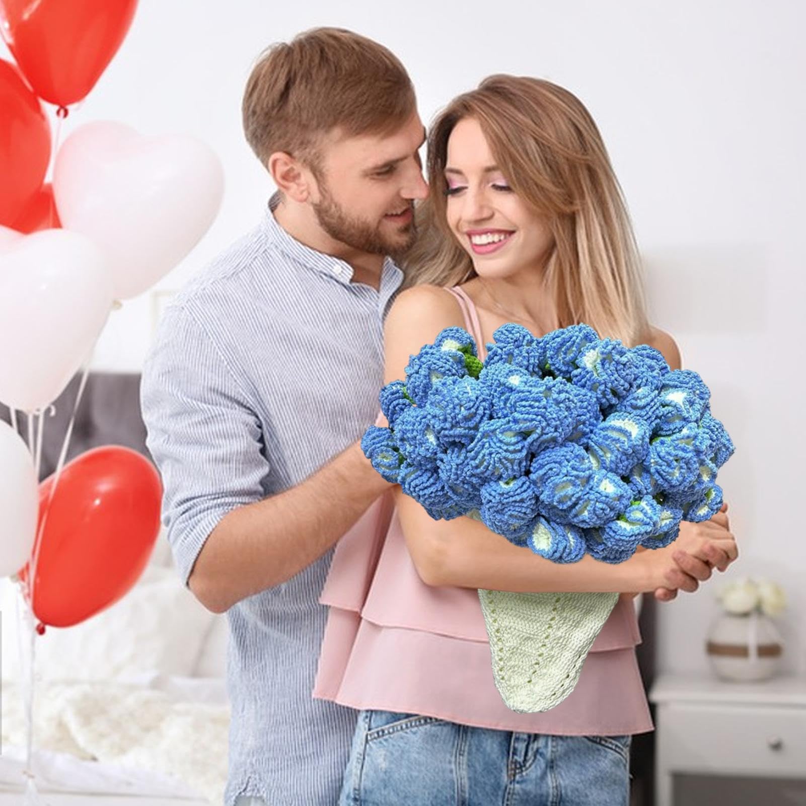 Generisch Blumenstrauß Decke Nelkenblüten-Streicheldecke Wohndeko | Romantischer Boho Charme Deko Für Wohnzimmer Kaminbank